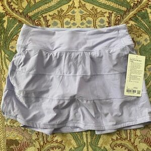 Lululemon Purple Pace Rival Skirt